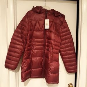 Burgundy Puffer Jacket - NWT